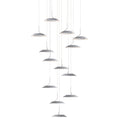 Load image into Gallery viewer, Royyo 13-Light Pendant - Silver Finish
