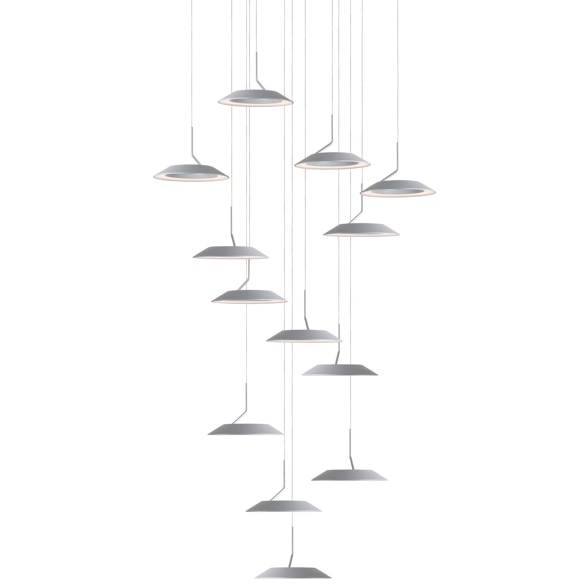 Royyo 13-Light Pendant - Silver Finish