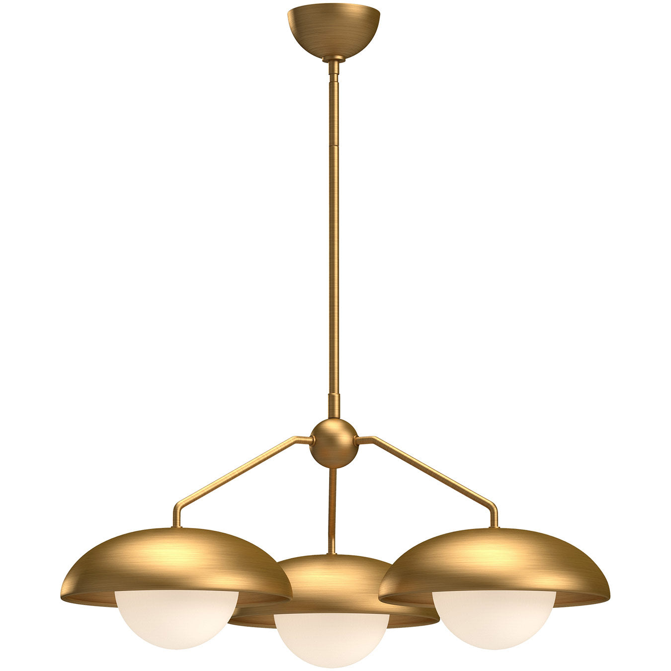 Rubio Chandelier - Aged Gold Finish