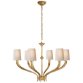 Load image into Gallery viewer, Ruhlmann Large Chandelier - Antique Burnished Brass Finish
