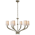 Load image into Gallery viewer, Ruhlmann Large Chandelier - Antique Nickel Finish
