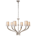 Load image into Gallery viewer, Ruhlmann Large Chandelier - Polished Nickel Finish
