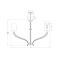 Load image into Gallery viewer, Ruhlmann Large Chandelier - Diagram
