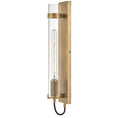 Load image into Gallery viewer, Ryden Tall Wall Sconce - Heritage Brass Finish
