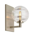 Load image into Gallery viewer, Sedona Wall Sconce - Clear/Satin Nickel Finish
