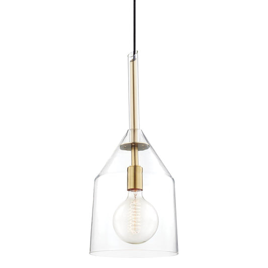 Sloan Large Pendant - Aged Brass