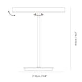 Load image into Gallery viewer, SOL LED Table Lamp - Diagram
