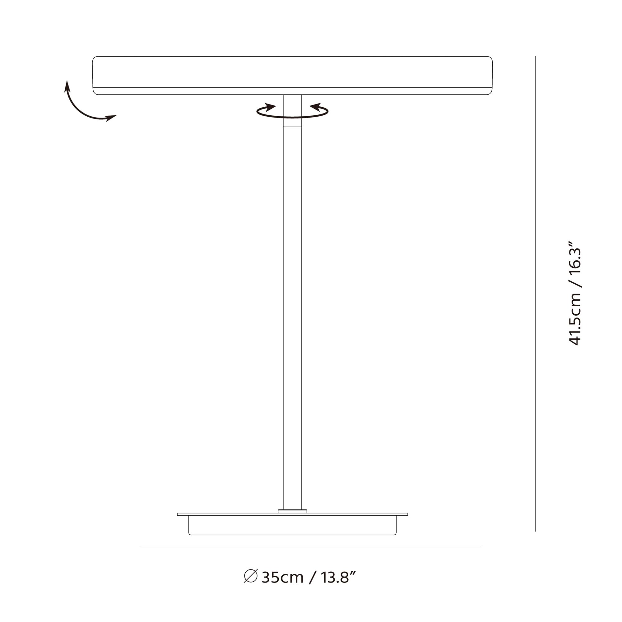 SOL LED Table Lamp - Diagram