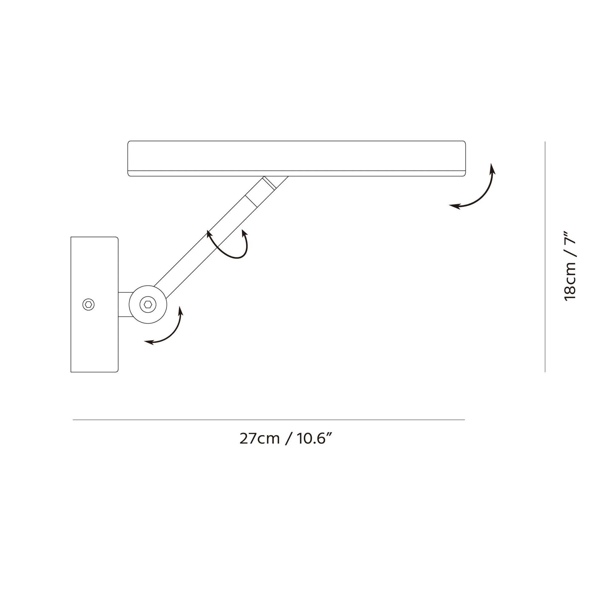 SOL LED Wall Sconce - Diagram