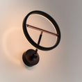 Load image into Gallery viewer, SOL LED Wall Sconce - Black/Copper Finish
