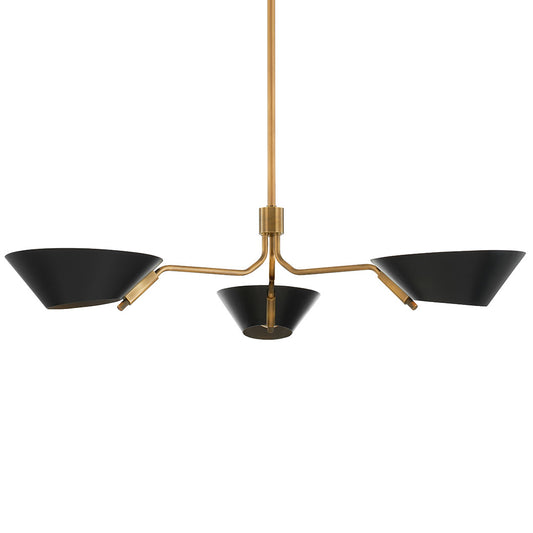 Sacramento Small Chandelier - Black Finish