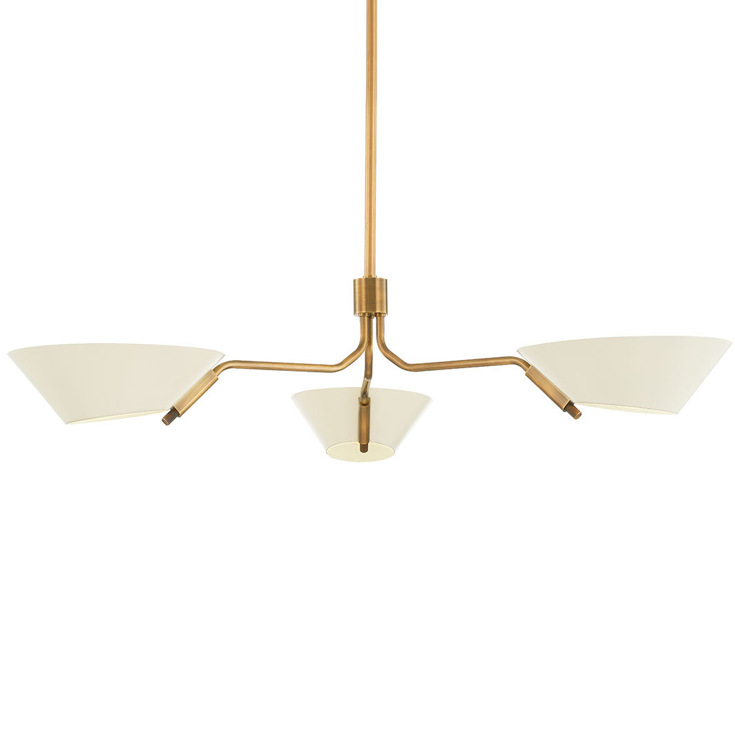 Sacramento Small Chandelier - Cream Finish