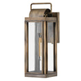 Load image into Gallery viewer, Sag Harbor Small Outdoor Wall Sconce - Burnished Bronze Finish
