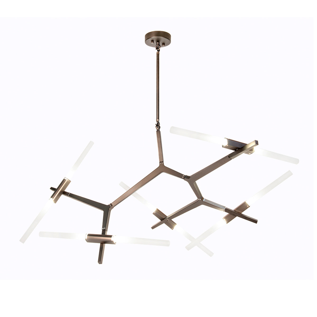 San Vicente 10 Light Chandelier - Dark Bronze Finish