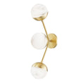 Load image into Gallery viewer, Saratoga 3-Light Wall Sconce - Aged Brass Finish
