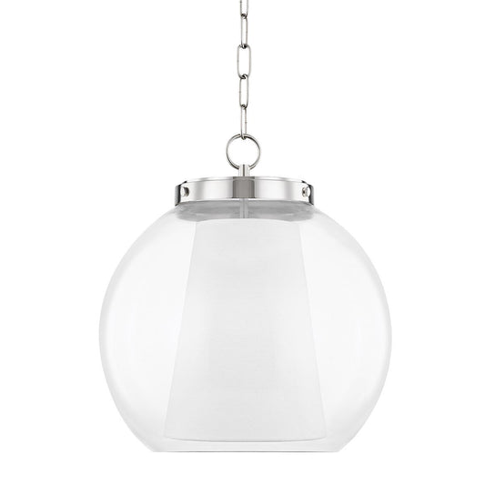 Sasha Large Pendant - Polished Nickel Finish