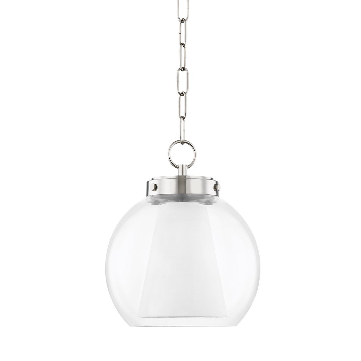 Sasha Small Pendant - Polished Nickel Finish