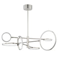 Load image into Gallery viewer, Saturn Chandelier - Polished Nickel Finish 
