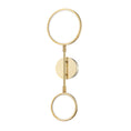 Load image into Gallery viewer, Saturn Wall Sconce - Aged Brass Finish
