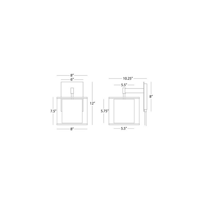Saturnia Wall Sconce - Diagram