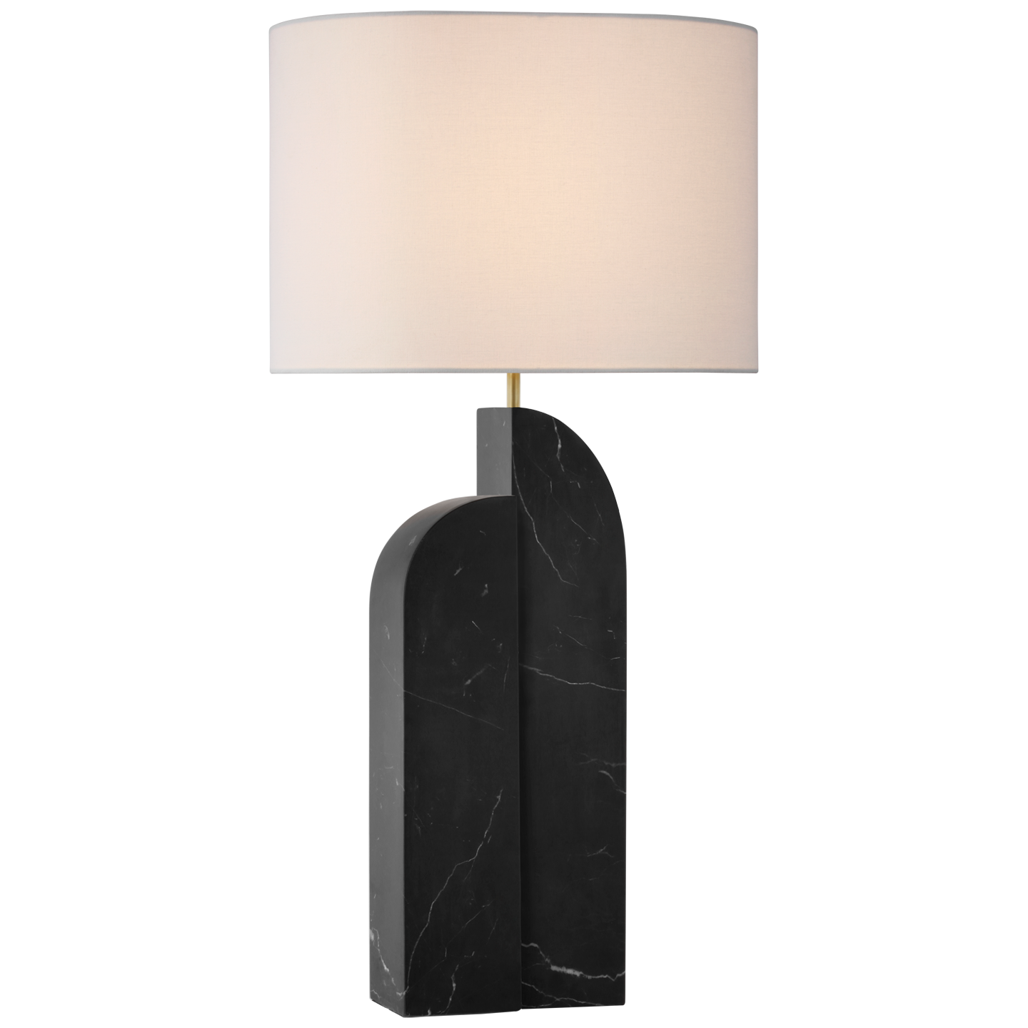 Savoye Left Table Lamp - Black Marble