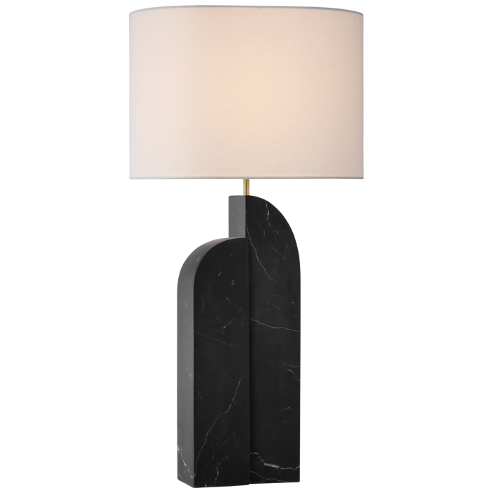 Savoye Left Table Lamp - Black Marble