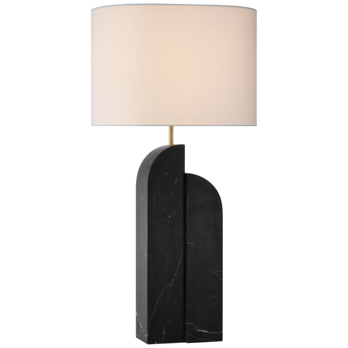 Savoye Right Table Lamp - Black Marble
