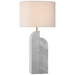Savoye Right Table Lamp - White Marble