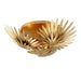 Savvy Semi-Flushmount - Gold Leaf Finish