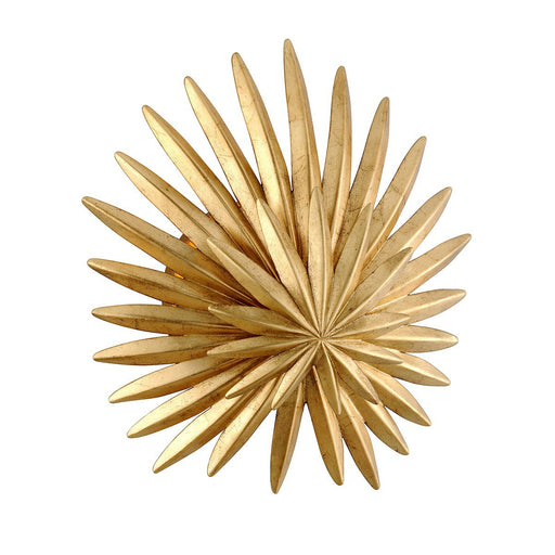 Savvy Small Wall Sconce - Gold Leaf Finish