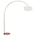 Load image into Gallery viewer, Sawyer Arc Floor Lamp - Burnished Brass
