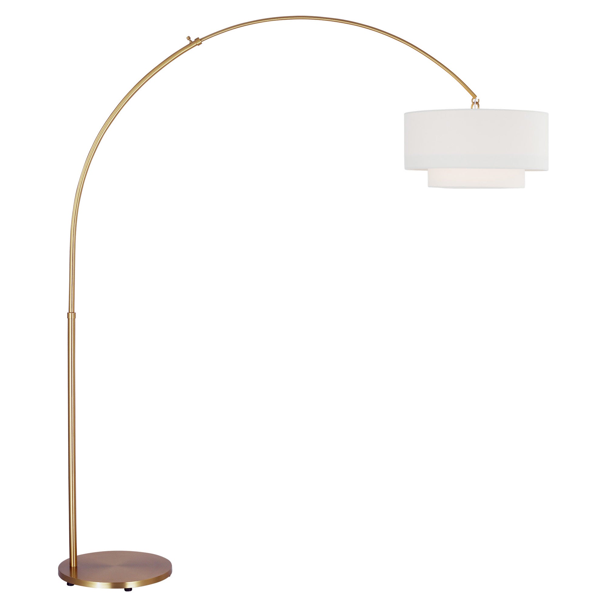 Sawyer Arc Floor Lamp - Burnished Brass