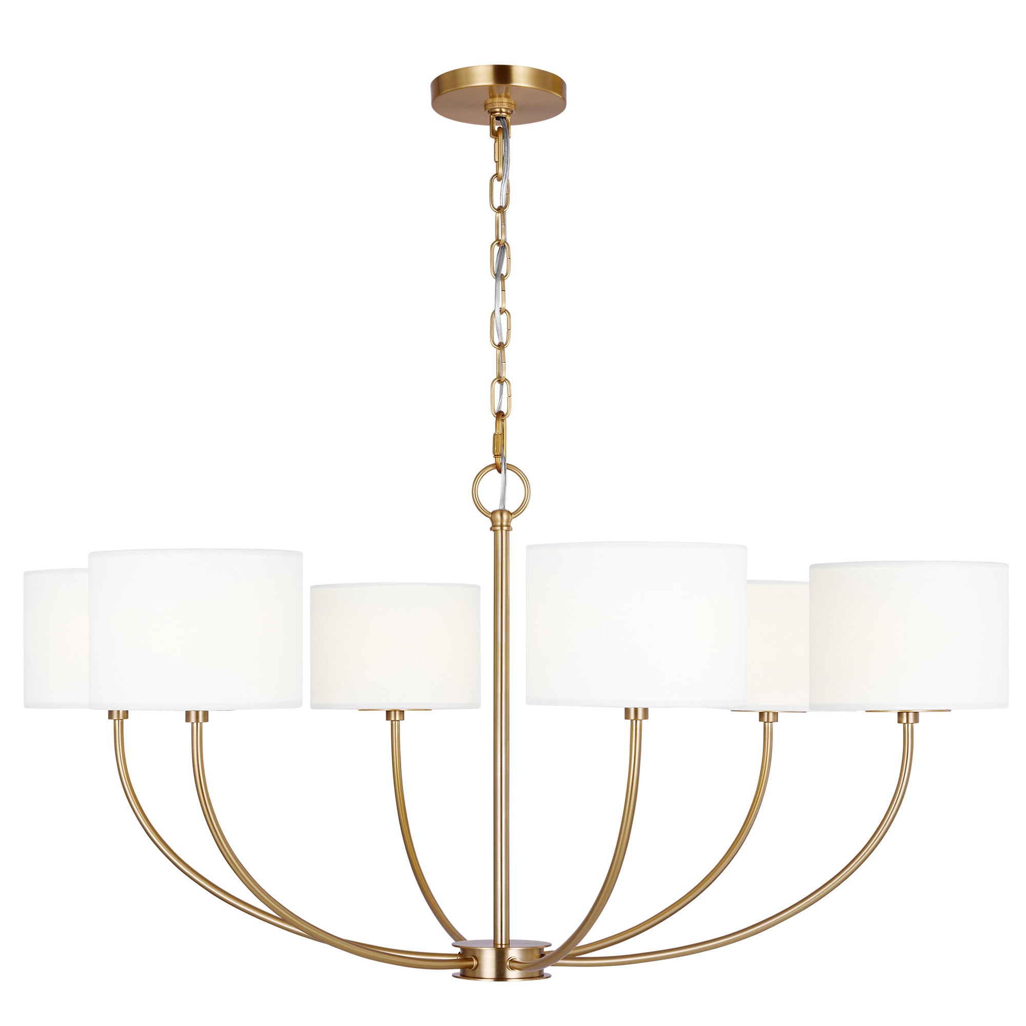 Sawyer Chandelier - Burnished Brass