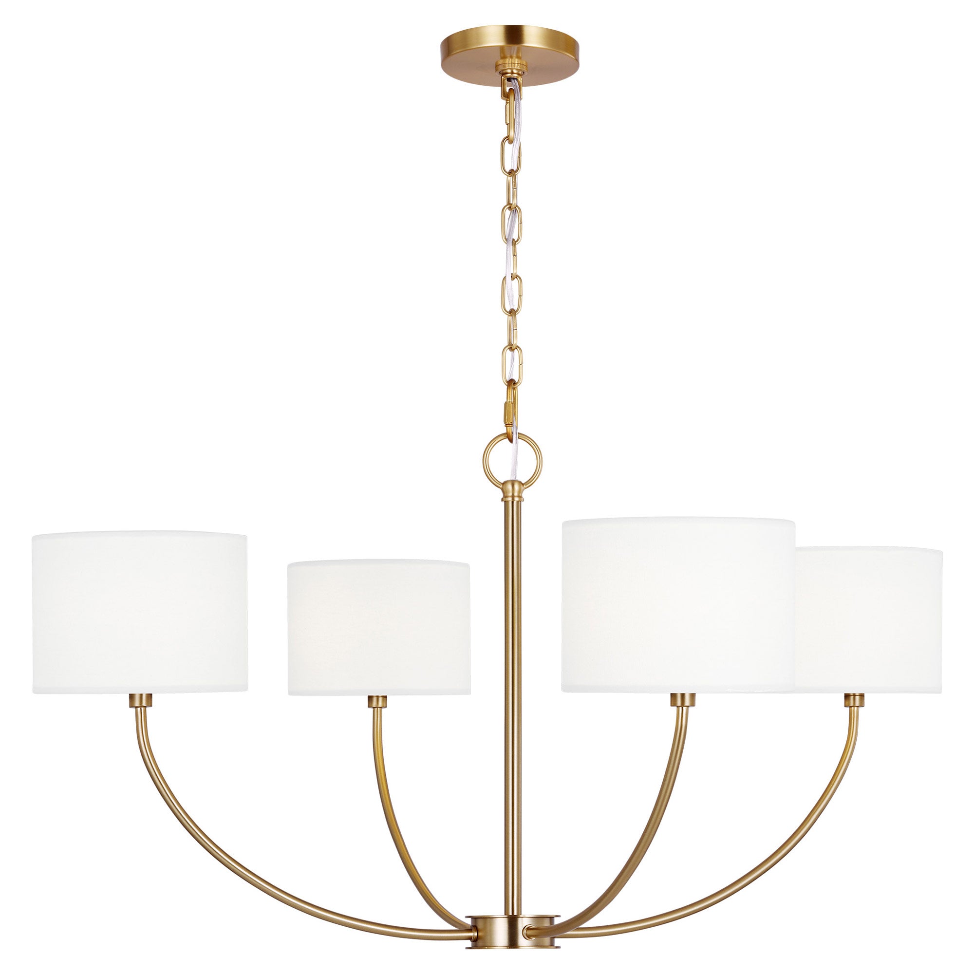 Sawyer Chandelier - Burnished Brass