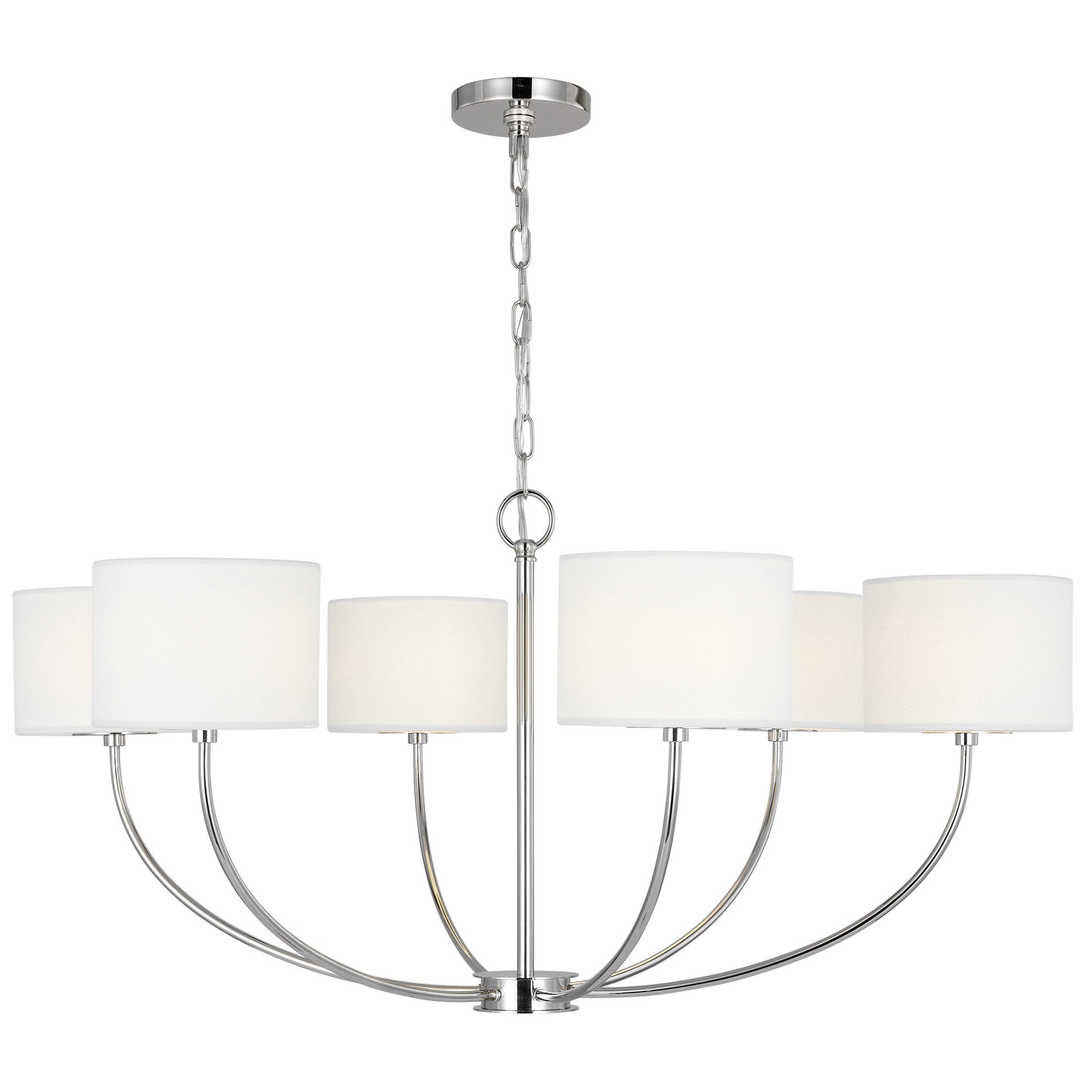 Sawyer Chandelier - Polished Nickel