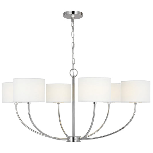 Sawyer Chandelier - Polished Nickel