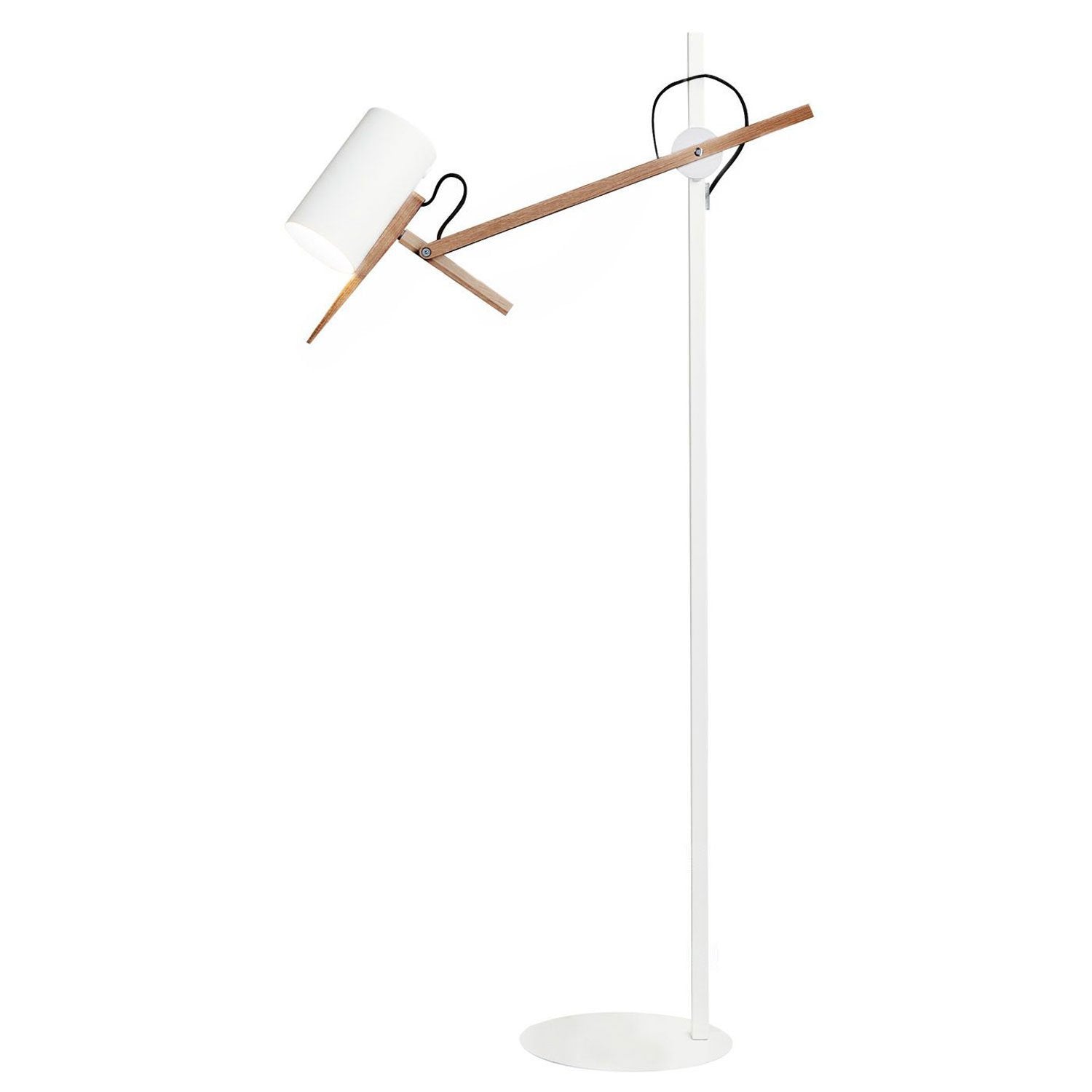 Scantling Floor Lamp - White Finish