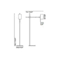 Load image into Gallery viewer, Scantling Floor Lamp - Diagram
