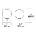 Load image into Gallery viewer, Sedona Wall Sconce - Diagram
