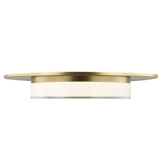 Sen 17 Flush Mount - Natural Brass Finish