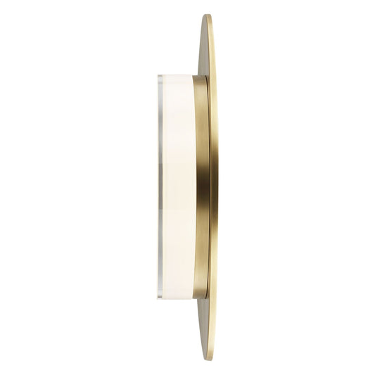 Sen 17 Flush Mount - Natural Brass Finish