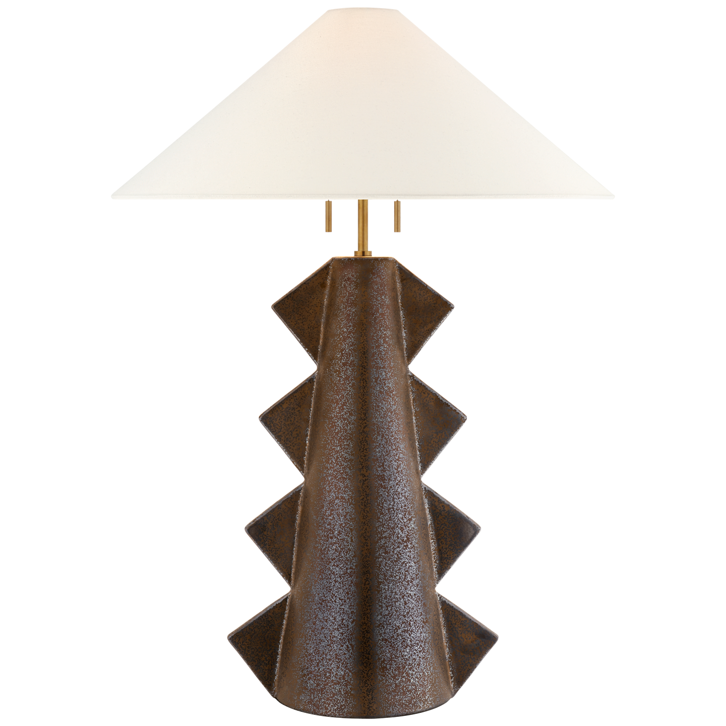 Senso Large Table Lamp - Crystal Bronze Finish