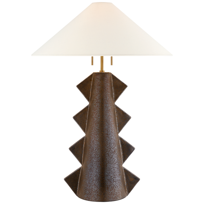 Senso Large Table Lamp - Crystal Bronze Finish