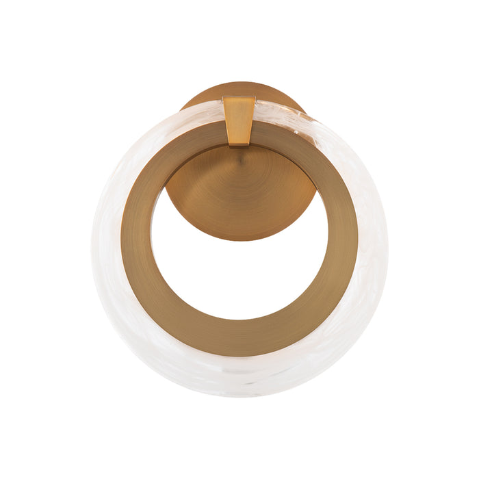 Serenity LED Wall Sconce - Aged Brass Finish