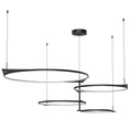 Load image into Gallery viewer, Serif LED Large Chandelier - Black Finish
