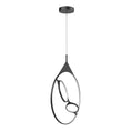 Load image into Gallery viewer, Serif Medium LED Pendant - Black Finish
