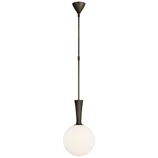 Sesia Small Globe Pendant - Bronze Finish