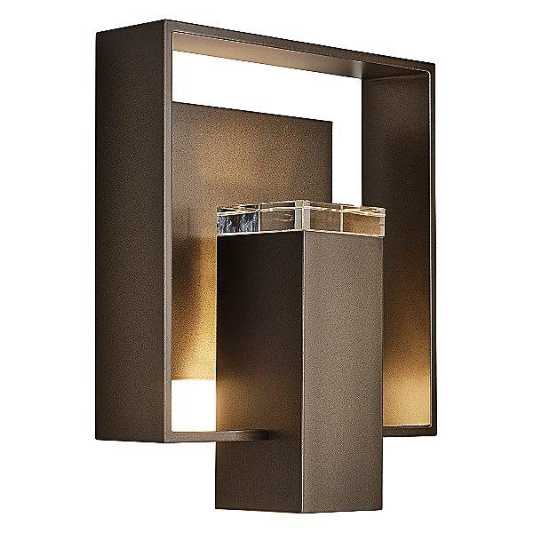 Shadow Box Standard Outdoor Wall Sconce - Bronze/Bronze (Backplate)