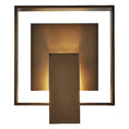 Load image into Gallery viewer, Shadow Box Standard Outdoor Wall Sconce - Bronze/Bronze (Backplate)
