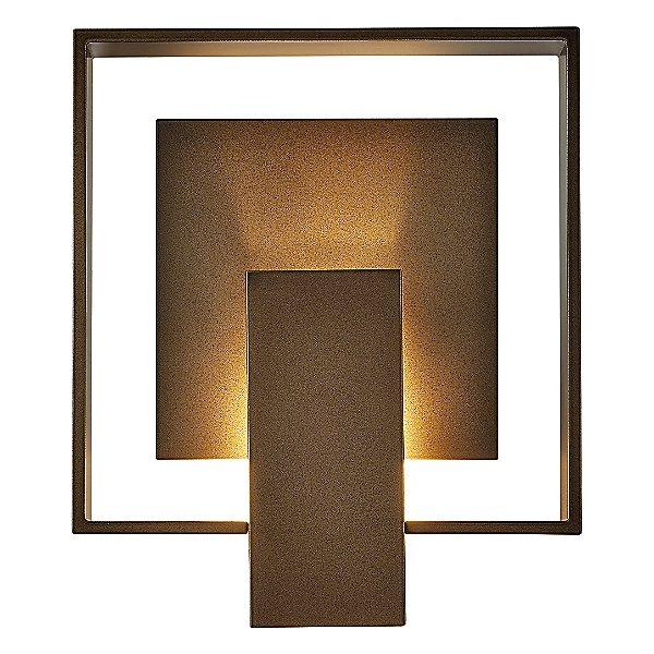 Shadow Box Standard Outdoor Wall Sconce - Bronze/Bronze (Backplate)